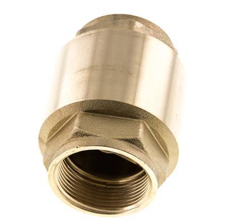 G 1-1/2'' Brass Check Valve For Vacuum -0.95..18 bar (-13.7..261 psi)