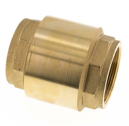 G 3'' Brass Check Valve For Vacuum -0.95..12 bar (-13.7..174 psi)