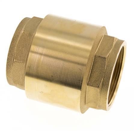 G 2-1/2'' Brass Check Valve For Vacuum -0.95..12 bar (-13.7..174 psi)