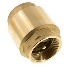 G 2-1/2'' Brass Check Valve For Vacuum -0.95..12 bar (-13.7..174 psi)
