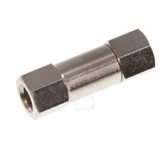 M5 Nickel-Plated Brass Check Valve 10 bar (145 psi) NBR