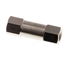 M5 Nickel-Plated Brass Check Valve 10 bar (145 psi) NBR