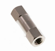 M5 Nickel-Plated Brass Check Valve 10 bar (145 psi) NBR