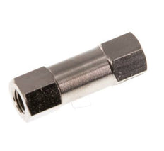 M5 Nickel-Plated Brass Check Valve 10 bar (145 psi) NBR