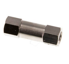 M5 Nickel-Plated Brass Check Valve 10 bar (145 psi) NBR