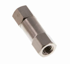 M5 Nickel-Plated Brass Check Valve 10 bar (145 psi) NBR