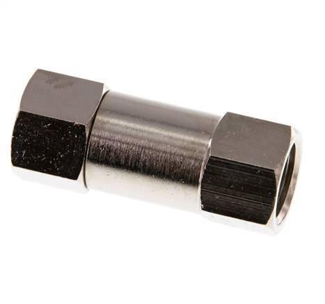G 1/4'' Nickel-Plated Brass Check Valve 10 bar (145 psi) NBR