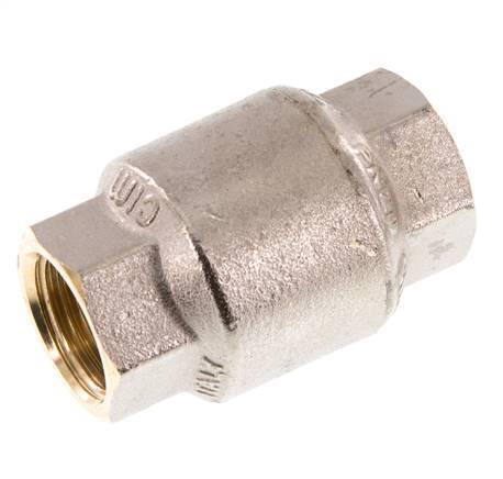 G 1/2'' Nickel-Plated Brass Check Valve 20 bar (290 psi) NBR