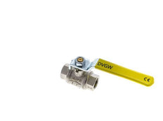 Rp 3/8 inch 2-Way Oxygen Brass Ball Valve PN 63