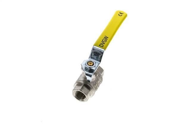 Rp 3/8 inch 2-Way Oxygen Brass Ball Valve PN 63