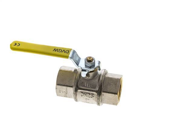Rp 1 inch 2-Way Oxygen Brass Ball Valve PN 45