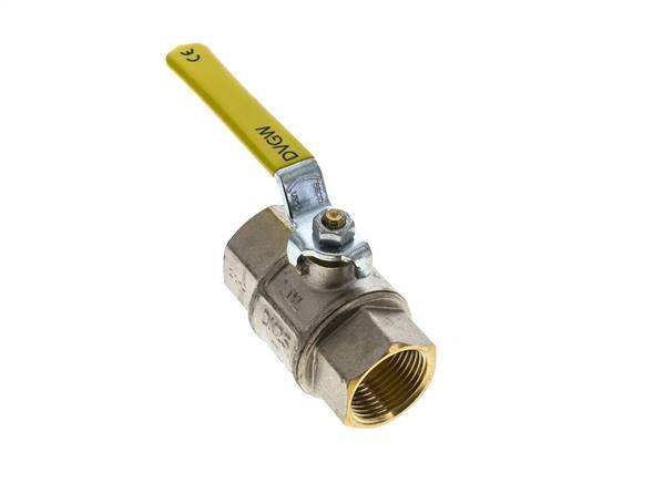 Rp 1 inch 2-Way Oxygen Brass Ball Valve PN 45