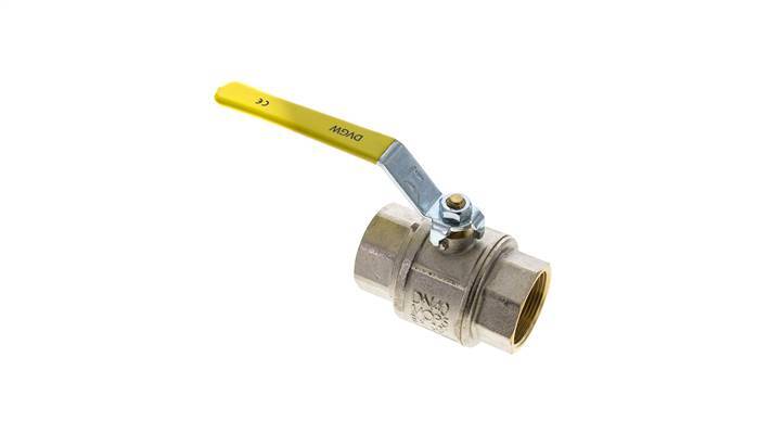 Rp 2 inch 2-Way Oxygen Brass Ball Valve PN 20
