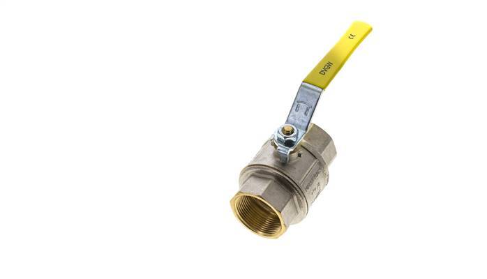 Rp 2 inch 2-Way Oxygen Brass Ball Valve PN 20