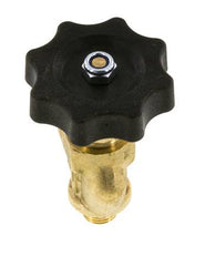 G 1/4'' Brass Right Angle Ball Valve 40 bar with Handwheel