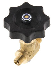 G 1/8'' Male Threaded Brass Ball Valve 40 bar with Handwheel