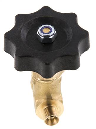 G 1/8'' Male Threaded Brass Ball Valve 40 bar with Handwheel