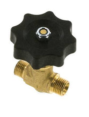 G 1/4'' Male Threaded Brass Ball Valve 40 bar with Handwheel