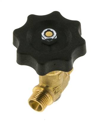 G 1/4'' Male Threaded Brass Ball Valve 40 bar with Handwheel