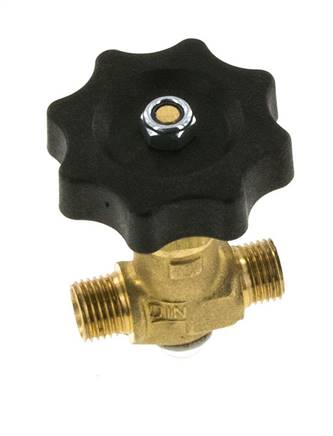 G 1/4'' Male Threaded Brass Ball Valve 40 bar with Handwheel