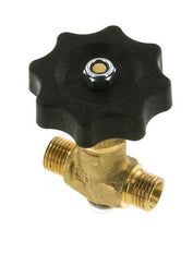 G 1/4'' Male Threaded Brass Ball Valve 40 bar with Handwheel