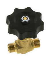 G 1/4'' Male Threaded Brass Ball Valve 40 bar with Handwheel