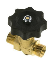 G 3/8'' Male Threaded Brass Ball Valve 40 bar with Handwheel