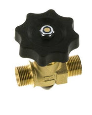 G 3/8'' Male Threaded Brass Ball Valve 40 bar with Handwheel