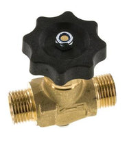 G 1/2'' Male Threaded Brass Ball Valve 40 bar with Handwheel