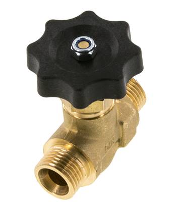 G 1/2'' Male Threaded Brass Ball Valve 40 bar with Handwheel