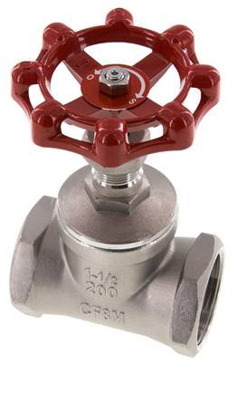 G 1-1/2'' Stainless Steel Globe Valve 16 bar