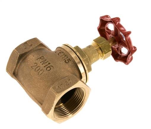 G 1-1/4'' Bronze Globe Valve 16 bar