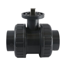 50mm 2-Way PVC Ball Valve ISO-Top Socket - 614 - VDL