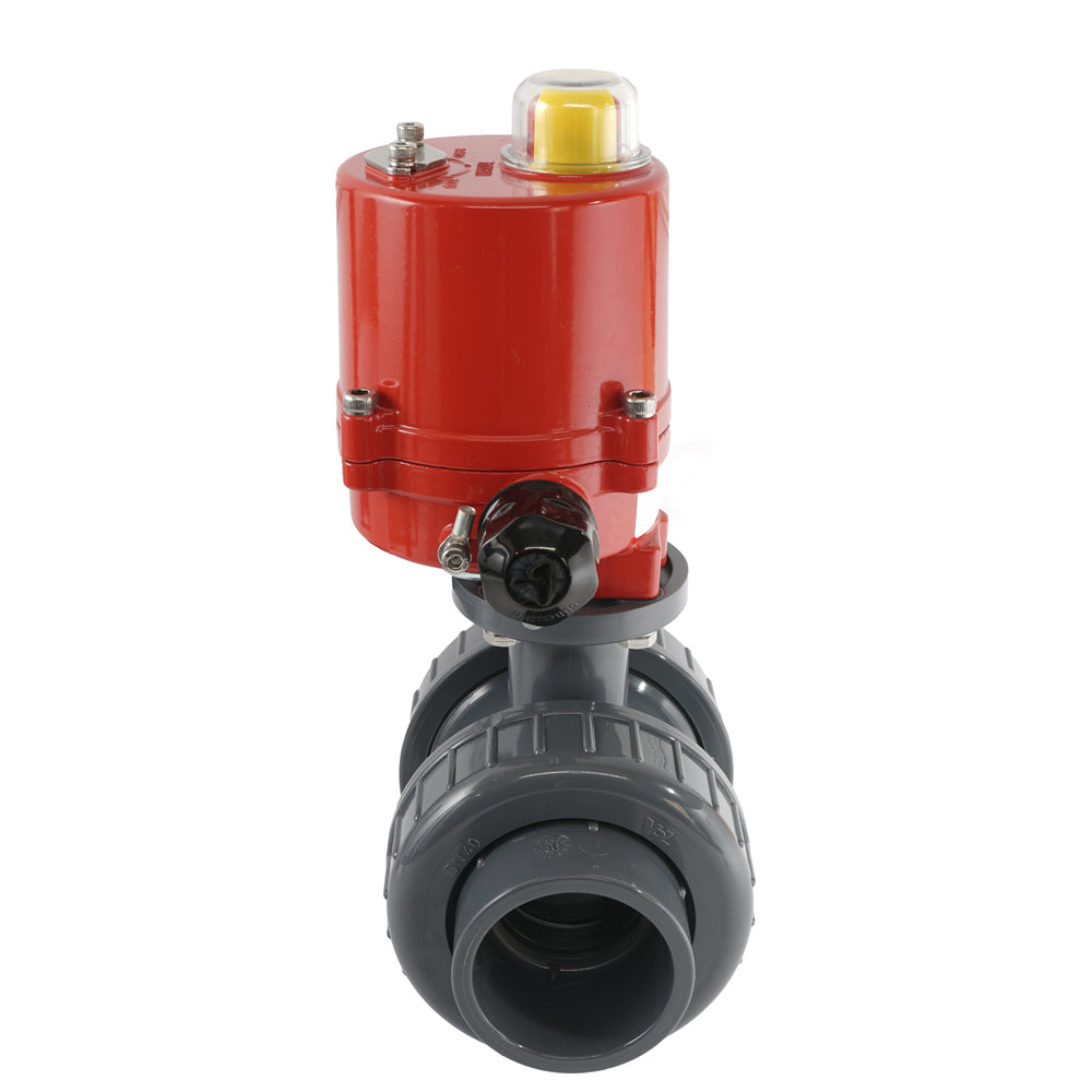 32mm 12V DC VDL 2-way PVC Electrical ball valve