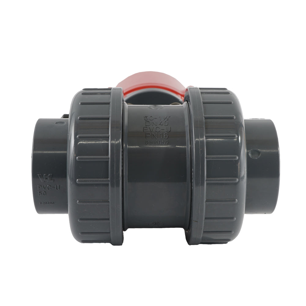 50mm 120V AC VDL 2-way PVC Electrical ball valve