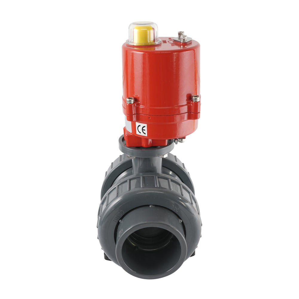 63mm 12V AC VDL 2-way PVC Electrical ball valve