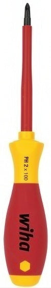 Wiha SoftFinish VDE Tested Screwdriver Philips PH1x80 mm